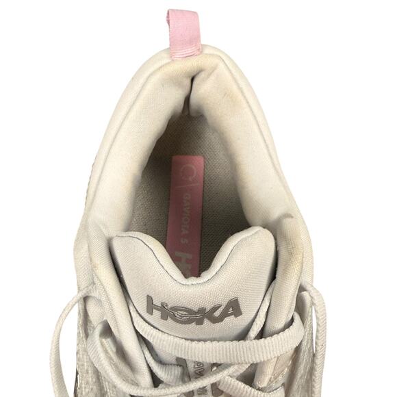 Hoka One One Gaviota 5 Women's Running SIZE 8B PINK & GRAY Shoes Stability Used! - Picture 16 of 16